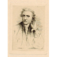 Half Length Portrait of Sir Joshua Reynolds, after Reynolds.