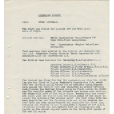 TYPESCRIPT Account of  Schneider Trophy.