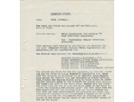 TYPESCRIPT Account of  Schneider Trophy.