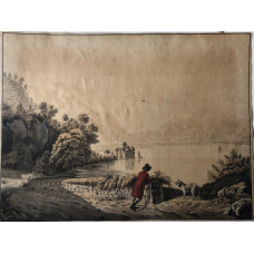 'Vue du ch?teau de Chillon'