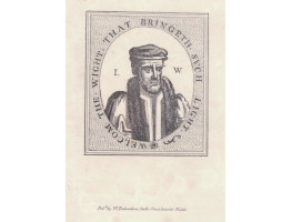 Engraved Portrait of Wight  Half Length, in oval