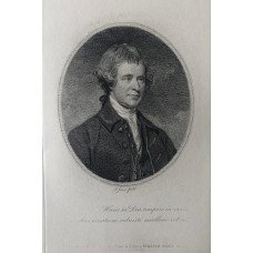 Engraved Portrait of Burke. Head and Shoulders, in oval, by J. Jones [c. 1745-1797].