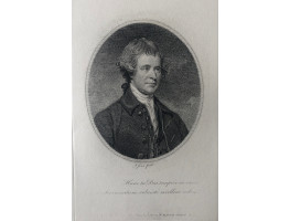 Engraved Portrait of Burke. Head and Shoulders, in oval, by J. Jones [c. 1745-1797].
