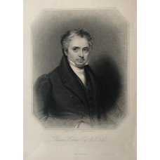 Engraved Portrait of William Holmes  Half-Length, to right, in octagonal frame, after J. Moore by S. Freeman.