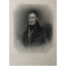 Engraved Portrait of James 1st Baron Wharncliffe, Half-Length,  in octagonal frame, after H.P. Briggs by F. Holl