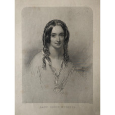 Engraved Portrait of Lady Michell Half Length, domed top, , after J. Hayter by B. Eyles. Engraved Portrait of Lady Michell Half Length, domed top, , after J. Hayter by B. Eyles.