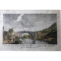 'View of the Iron Bridge over the River Severn near Coalbrookdale, Shropshire' after T.F. Burney after W. & J. Walker.