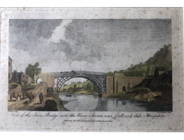 'View of the Iron Bridge over the River Severn near Coalbrookdale, Shropshire' after T.F. Burney after W. & J. Walker.