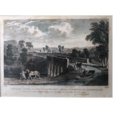 'Rolle Canal & Rolle Aqueduct, near Torrington, Devonshire' after T. Allom by T. Dixon