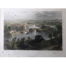 'Bristol from Roundham Ferry' after W.H. Bartlett by S. Bradshaw.