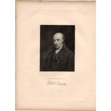 Engraved Portrait of Wollaston, Half Length, facsimile signature below, after J. Jackson by J. Thomson.