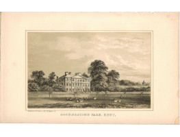 View of  the Country House, Goodnestone Park, by Stannard & Dixon,